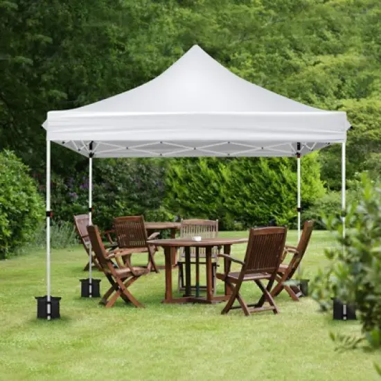 Karl Home | 10 Ft. X 10 Ft. White Outdoor Folding Canopy image {8}