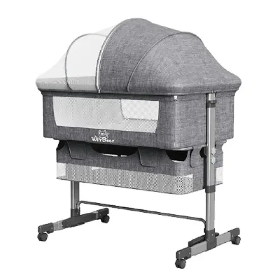 Dexmalle Adjustable Portable Baby Bassinet image {8}