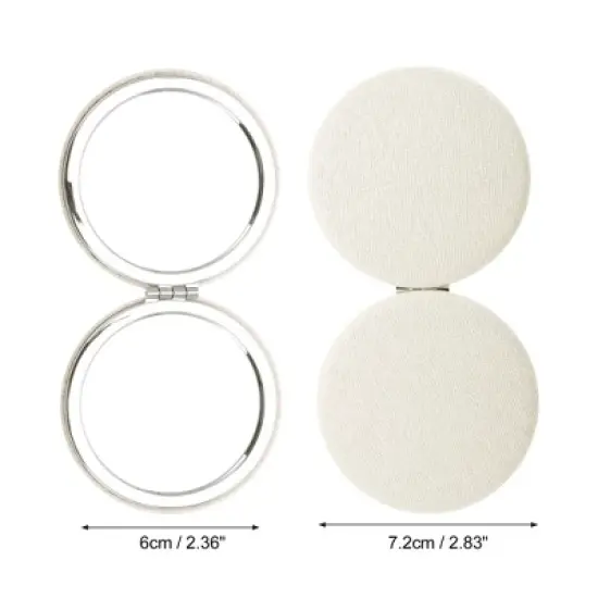 Unique Bargains Circular Makeup Mirror 1 Pc image {1}