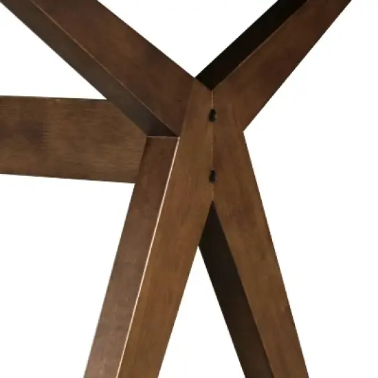 Lukas Wood Dining Table Brown - Adore Decor image {3}