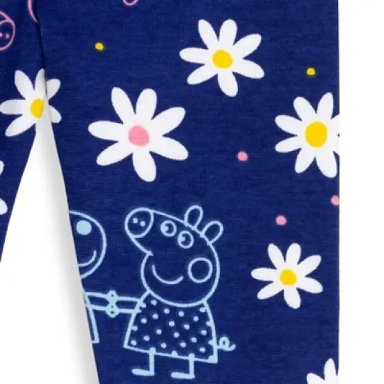 Peppa Pig Girls Fleece Hoodie and Leggings Outfit Set  image {6}