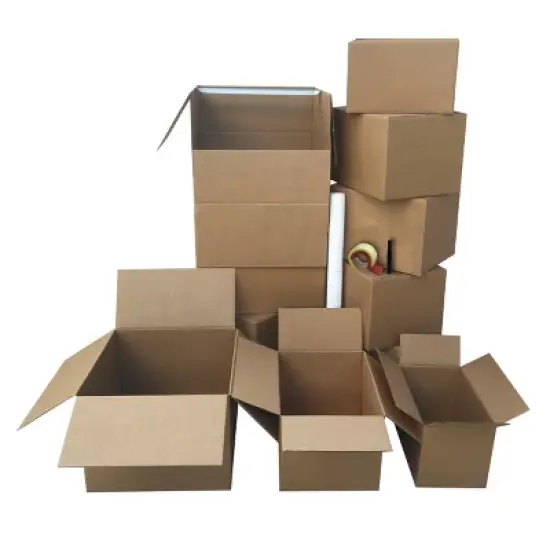 UBMOVE 1 Room Wardrobe Moving Kit with 9 Moving Boxes and Selection of Packing Supplies image {2}