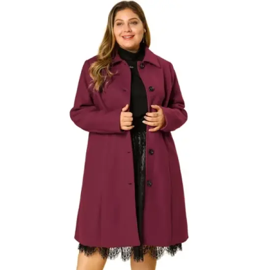 Agnes Orinda Women's Plus Size Winter Outfits Utility Belted Fashion Overcoats image {6}