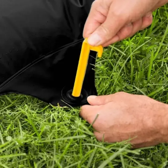 HearthSong Inflatable Tire Run with Sprinkler for Kids, For Use With or Without Water image {5}