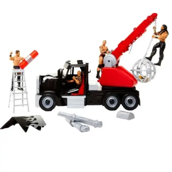WWE Action Figure Vehicle Wrekkin' Rampage Rig Truck image {3}
