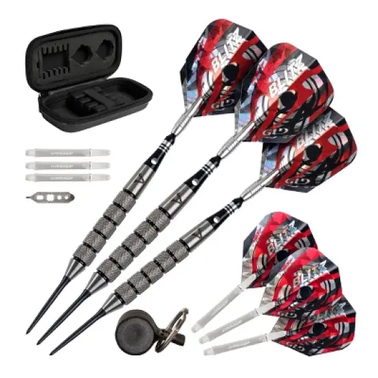 Viper Blitz 95% Tungsten Steel Tip Darts 26 Grams with Point Sharpener image {3}