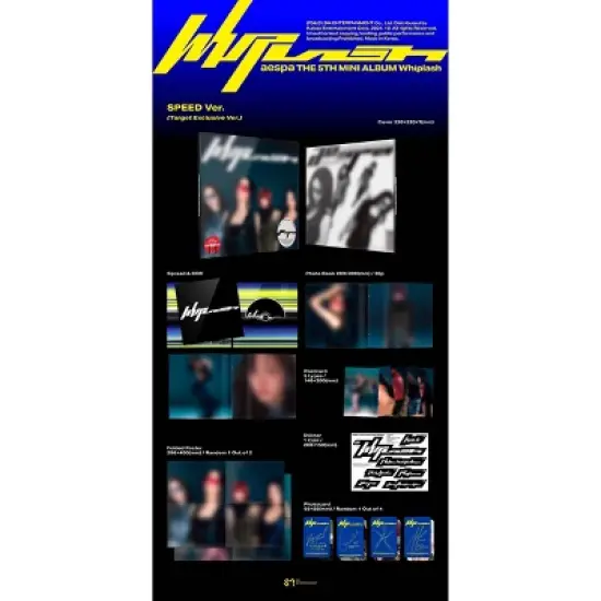 aespa - The 5th Mini Album 'Whiplash' (Target Exclusive, CD) image {1}