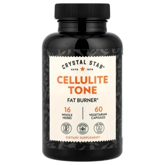 Crystal Star Cellulite Tone (60 Capsules) - Herbal Supplement That Helps Release Cellulite & boosts Fat to Energy - Fenugreek, Lecithin & Turmeric - image {4}