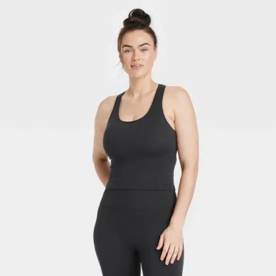 Women's Seamless Racerback Ribbed Tank Top - All In Motion&trade; image {2}