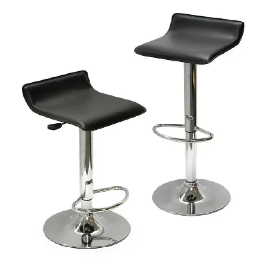 3pc Spectrum Bar Height Dining Set Black - Winsome image {3}