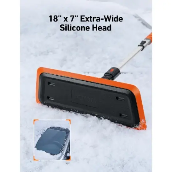 AstroAI 47.2 Inch 2-in-1 Snow Scraper Snow Broom and Detachable Ice Scraper for Cars, Trucks, SUVs image {3}