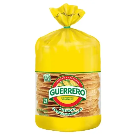 Guerrero Tostadas Caseras Amarillas - 12.8oz/22ct image {10}