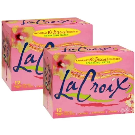 La Croix Hibiscus Sparkling Water - Case of 2/12 pack, 12 oz image {7}