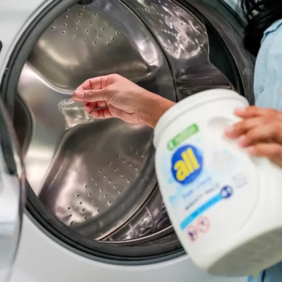 All Mighty Pacs Free Clear Laundry Detergent Pacs - 60ct/24.7oz image {4}