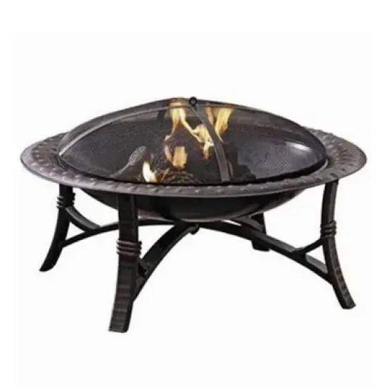 Four Seasons Courtyard Wood Burning Outdoor Fire Pit Backyard Patio Fireplace image {10}