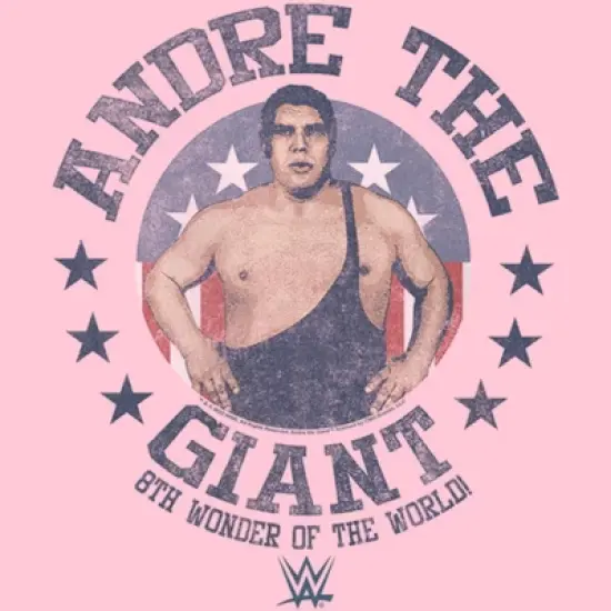 Girl's WWE Andre the Giant 8th Wonder of the World Distressed T-Shirt image {1}