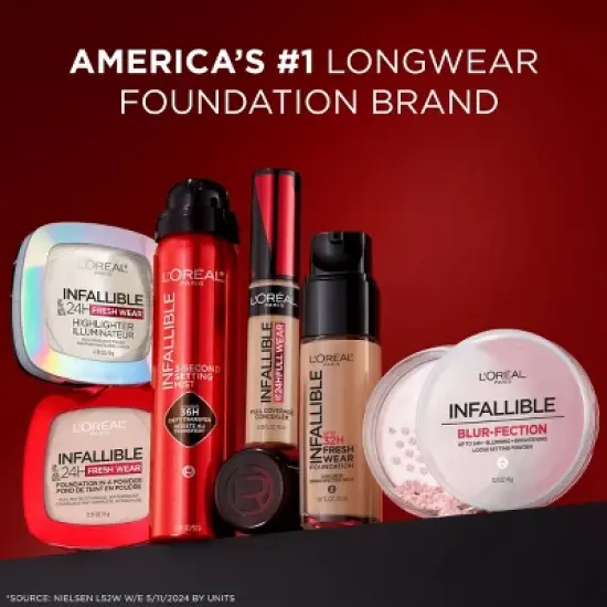 L'Oreal Paris Infallible Blur-fection Longwear Loose Setting Powder - 0.21oz image {9}