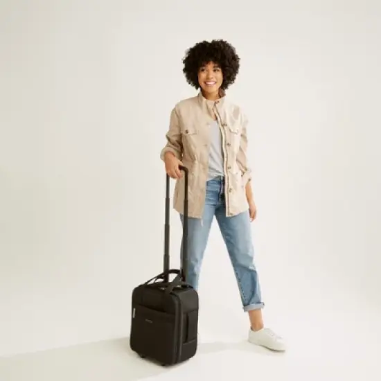 Vera Bradley Women's  Underseat Rolling Work Bag image {7}