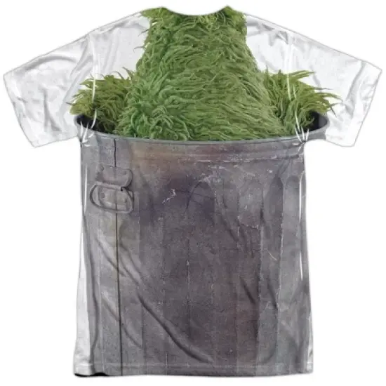 Popfunk Sesame Street Oscar Front-Back Print Adult Sublimated Costume T-Shirt image {1}