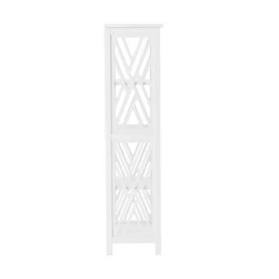 Coventry Bath Tall Storage Shelf White - Alaterre Furniture image {3}