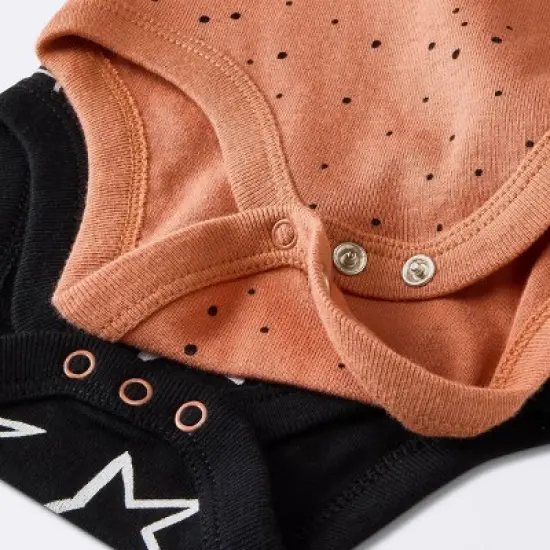 Baby 4pk Short Sleeve Bodysuit - Cloud Island&trade; Black image {3}