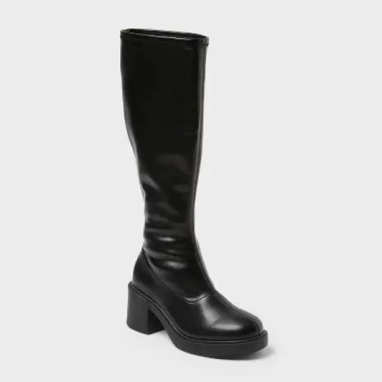 Women&rsquo;s Danika Tall Stretch Boots with Memory Foam Insole &ndash; Wild Fable&trade; Black image {3}