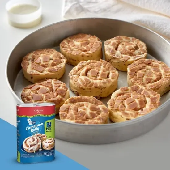 Pillsbury Cinnamon Rolls with Icing - 2pk/12.4oz Cans image {7}