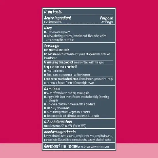 Lotrimin Antifungal Cream for Ringworm Care - .42oz image {8}