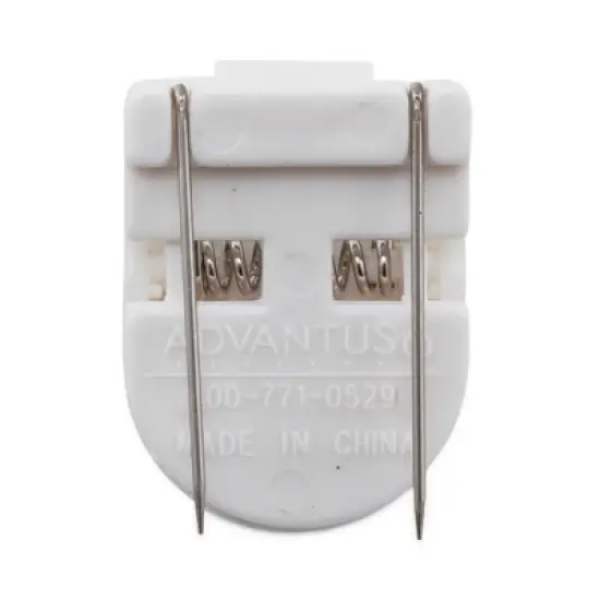 Advantus Wall Clips for Fabric Panels, 40 Sheet Capacity, White, 20/Box image {2}