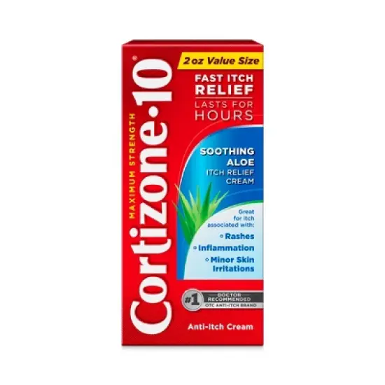 Cortizone 10 Maximum Strength Aloe Anti-Itch Creme image {7}