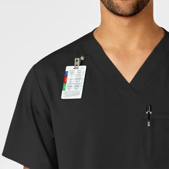 Wink PRO Men's V-Neck Scrub Top image {4}