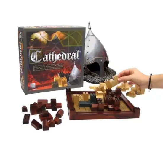 Cathedral Classic Wooden Tabletop Strategy Board Game image {1}