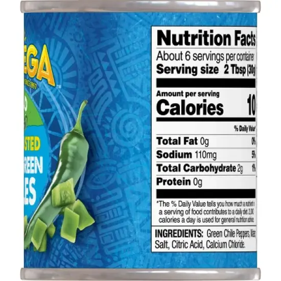 Ortega Fire Roasted Diced Green Chiles - 7oz image {8}