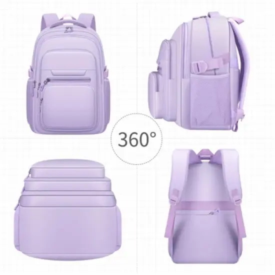 Kids Backpack for Girls School Backpack with Lunch Box 3Pcs Set Pencil Case Bookbag Cute Elementary Students Daypacks image {2}