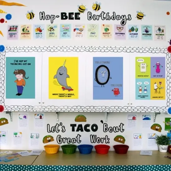 Creative Teaching Press&reg; Bold Black 4" Designer Letters, 199 Pieces image {3}