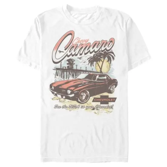 Men's General Motors See the USA in Your Chevrolet Camaro T-Shirt image {4}