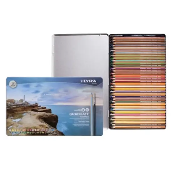 Lyra&reg; Graduate Watercolor Pencil Set Tin, Assorted Colors, 36 Pieces image {3}