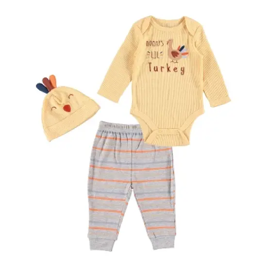Chick Pea Baby Gender Neutral Baby Clothes for Newborn Cute Layette Jogger Sets image {6}