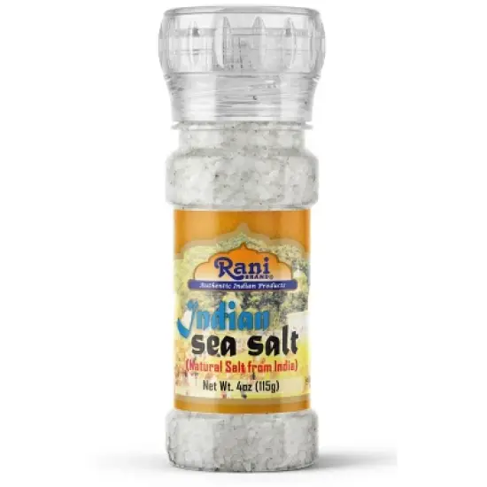 Indian Sea Salt Grinder Bottle - 4oz (115g) - Rani Brand Authentic Indian Products image {7}