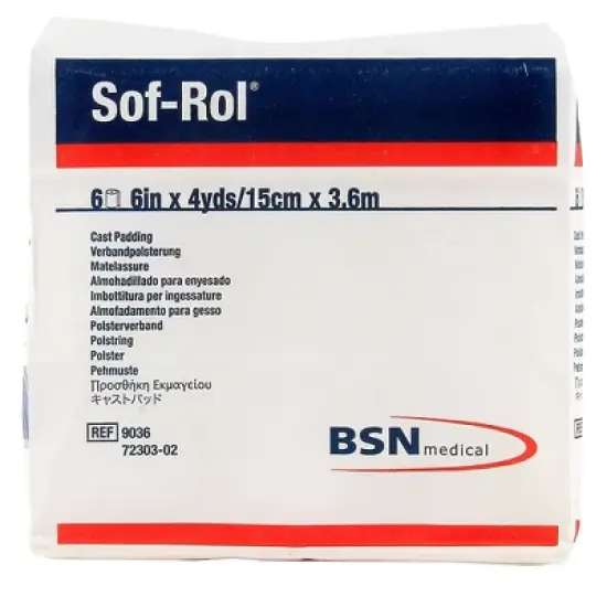 Sof-Rol Undercast Cast Padding Rayon White image {5}