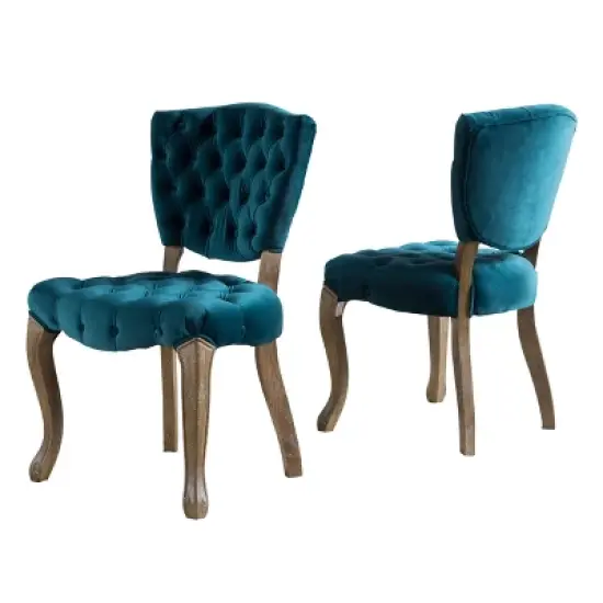 Bates Tufted Dining Chair Set 2ct - Christopher Knight Home image {8}