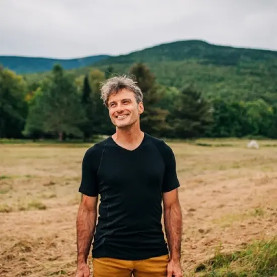 Minus33 Merino Wool Micro Weight - Men's Wool V-Neck T-Shirt Woolverino Ash Gray S image {4}