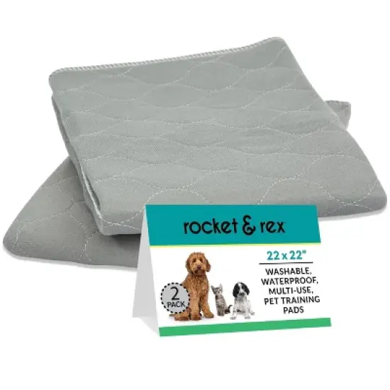 rocket & rex Washable Reusable Pee Pads for Dogs - M image {9}