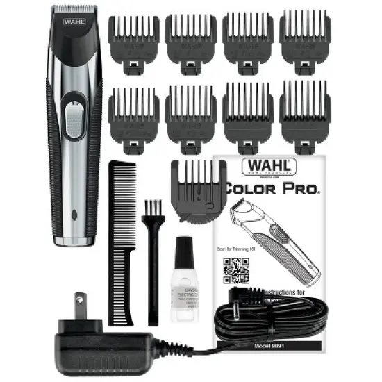 Wahl Cord/Cordless Rechargeable Electric Beard Hair Trimmer for Men with 19 Cutting Lengths image {2}