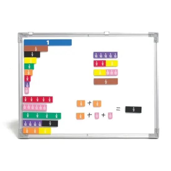 Learning Advantage Fraction Tiles, Foam, Magnetic, Set of 51 image {2}
