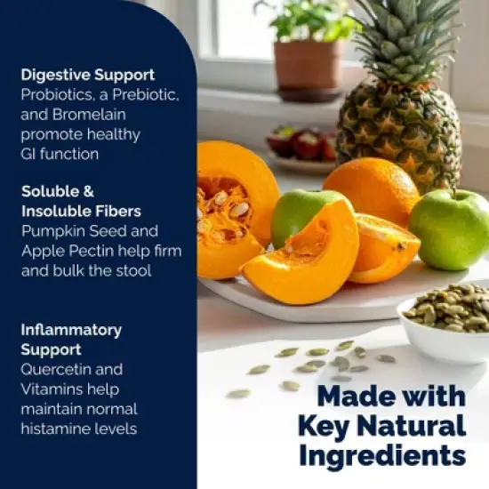 Vetnique Glandex Advanced Vet Strength Anal Gland Duck and Bacon Flavor Soft Dog Chews - 16.9oz/60ct image {6}