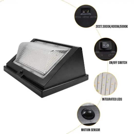 Westinghouse LED Solar Powered Motion-Activated Area Light, 4000 Lumens image {4}