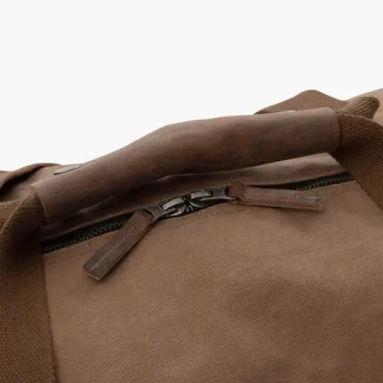 Barebones Brown Neelum Duffel Bag image {3}