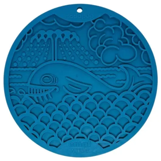 Whale Design eMat Enrichment Lick Mat With Suction Cups image {6}