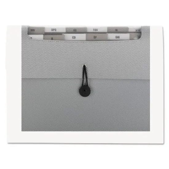 Smead Step Index Organizer 12-Pocket Letter Poly Silver 70903 image {4}